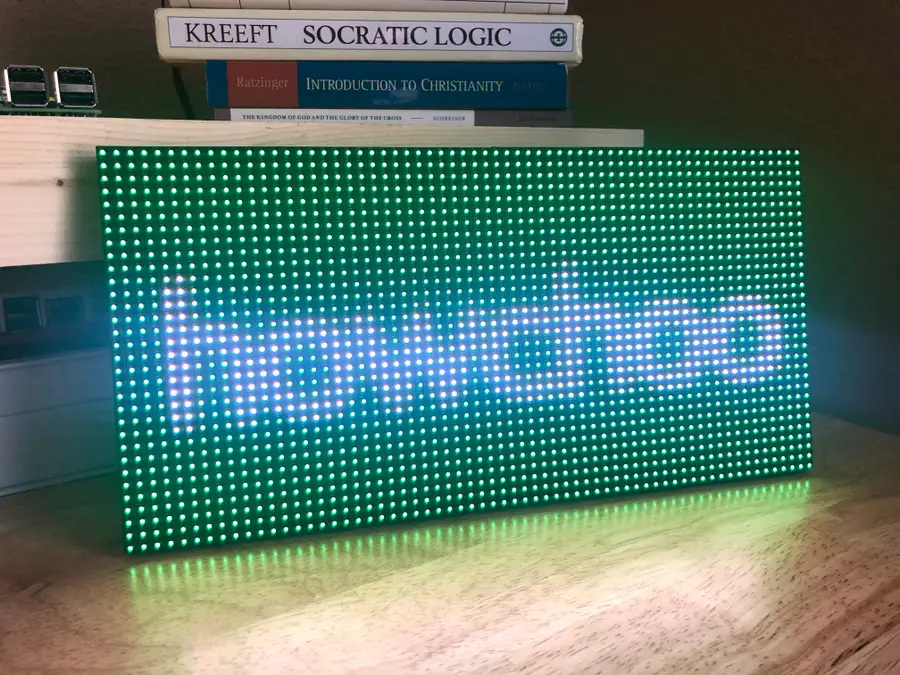 how to use led matrix panel with raspberry pi