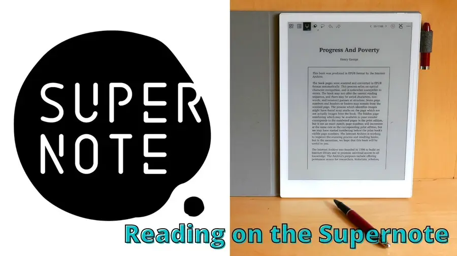 The Supernote A5x And A6x Are “super” For Kindle Pdfs And Ebooks